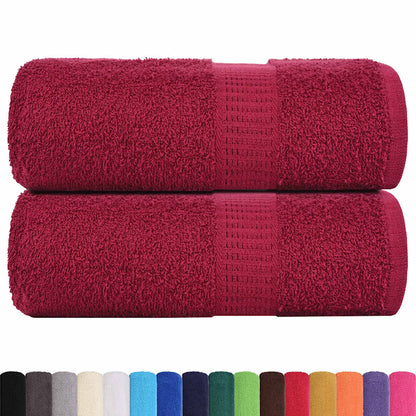 Wash Towels "FROGN" 2 pcs Bordeaux 30x30 cm 360 gsm