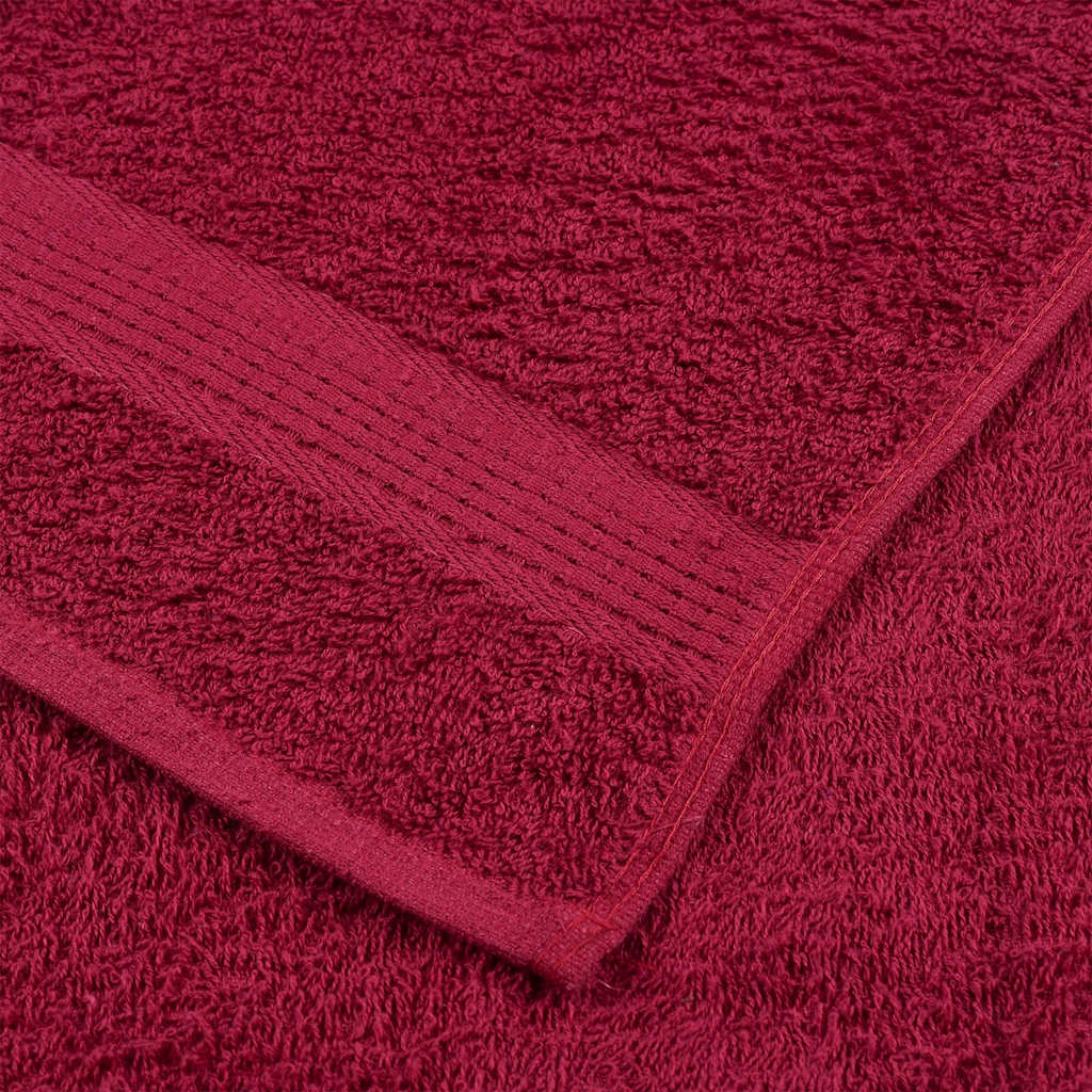 Hand Towels "FROGN" 2 pcs Bordeaux 50x100 cm 360 gsm