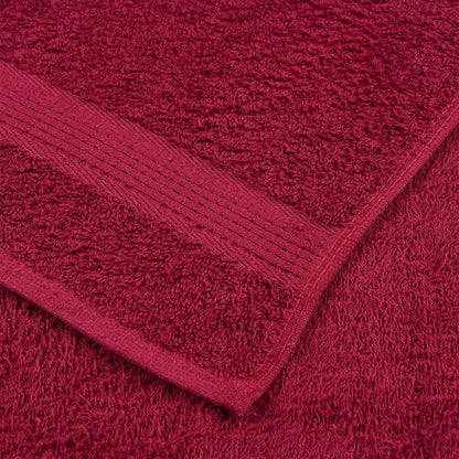 Hand Towels "FROGN" 2 pcs Bordeaux 50x100 cm 360 gsm