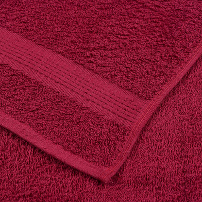 Bath Towels "FROGN" 2 pcs Bordeaux 100x150 cm 360 gsm