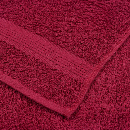 Towels "FROGN" 2 pcs Bordeaux 100x200 cm 360 gsm