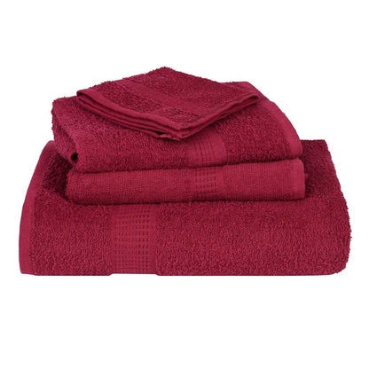 Towels "FROGN" 4 pcs Bordeaux 100x200 cm 360 gsm