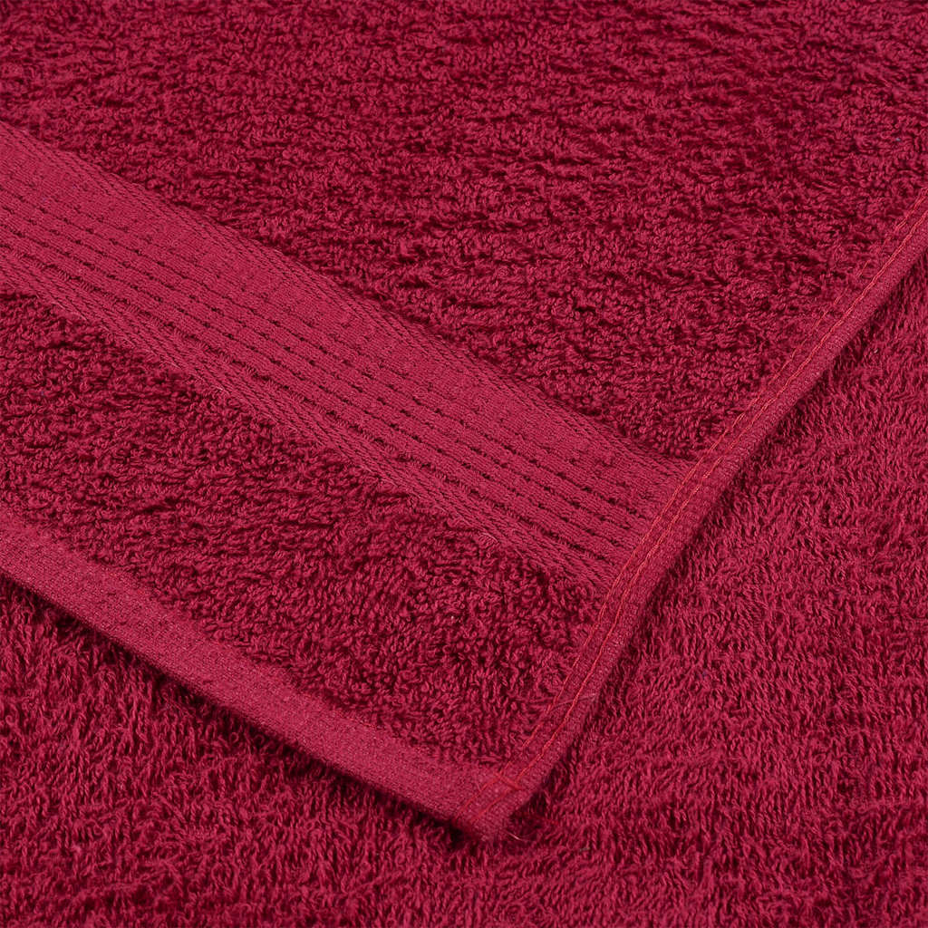 Towels "FROGN" 4 pcs Bordeaux 100x200 cm 360 gsm