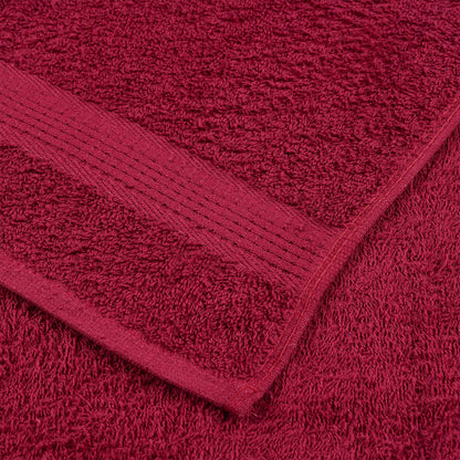 Towels "FROGN" 4 pcs Bordeaux 100x200 cm 360 gsm
