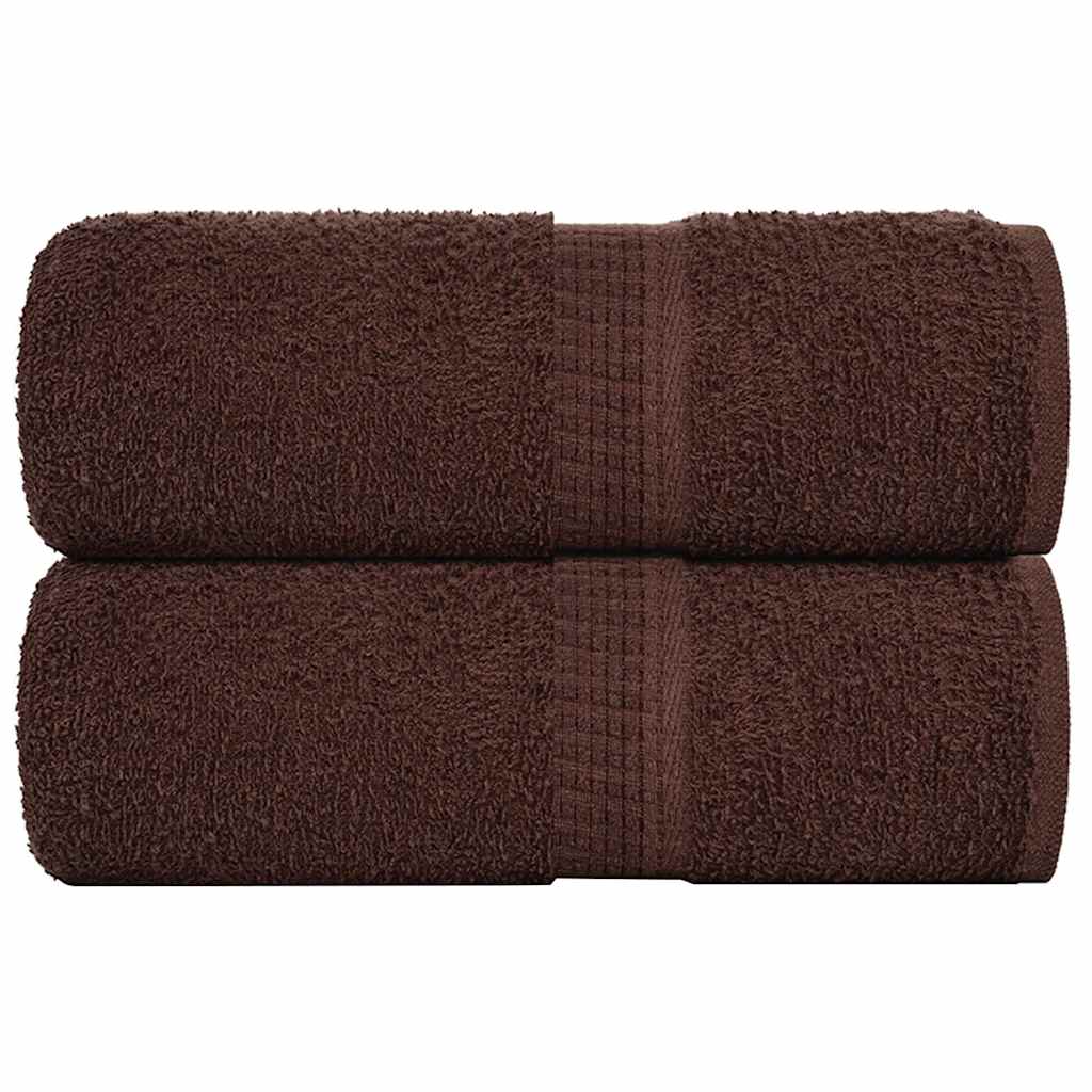 Wash Towels "FROGN" 2 pcs Brown 30x30 cm 360 gsm