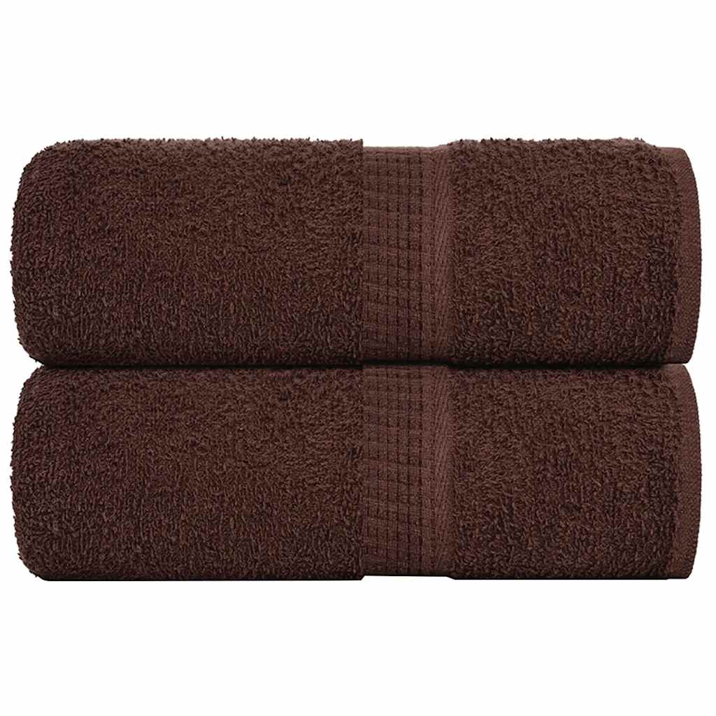 Guest Towels "FROGN" 2 pcs Brown 30x50 cm 360 gsm