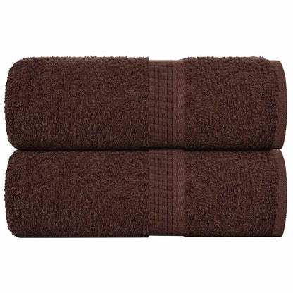 Guest Towels "FROGN" 2 pcs Brown 30x50 cm 360 gsm