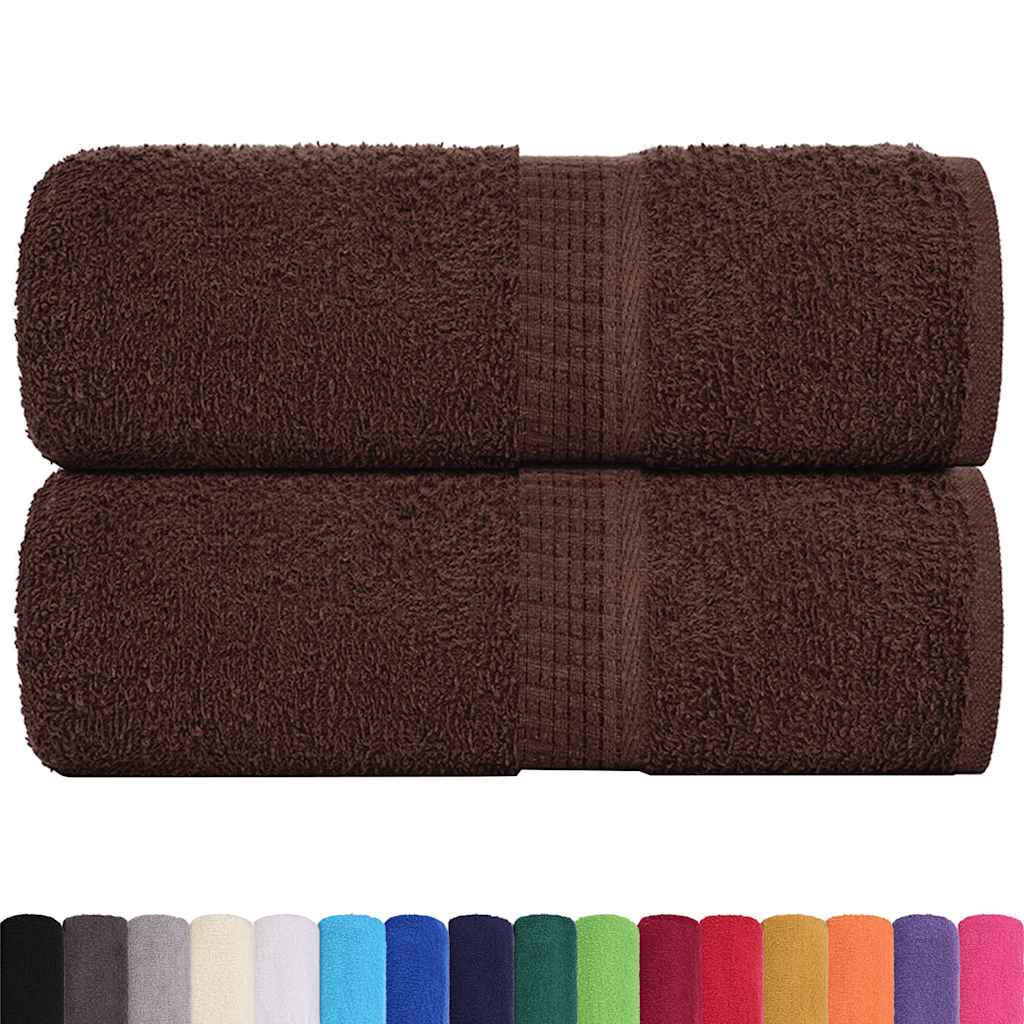 Guest Towels "FROGN" 2 pcs Brown 30x50 cm 360 gsm