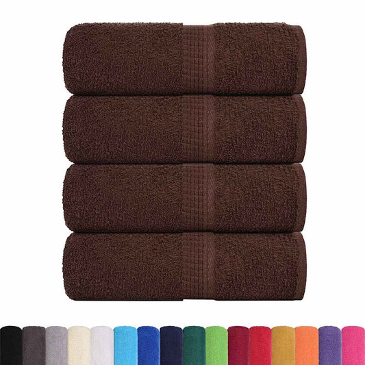 Guest Towels "FROGN" 4 pcs Brown 30x50 cm 360 gsm