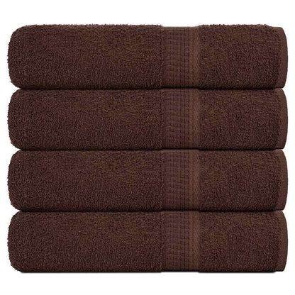 Shower Towels "FROGN" 4 pcs Brown 70x140 cm 360 gsm