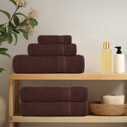 Shower Towels "FROGN" 4 pcs Brown 70x140 cm 360 gsm