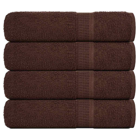 Bath Towels "FROGN" 4 pcs Brown 100x150 cm 360 gsm