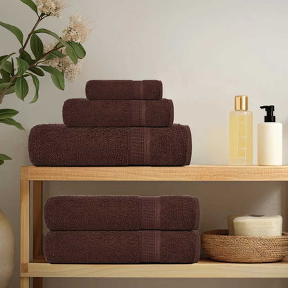 Bath Towels "FROGN" 4 pcs Brown 100x150 cm 360 gsm