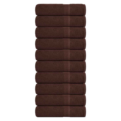 Bath Towels "FROGN" 10 pcs Brown 100x150 cm 360 gsm