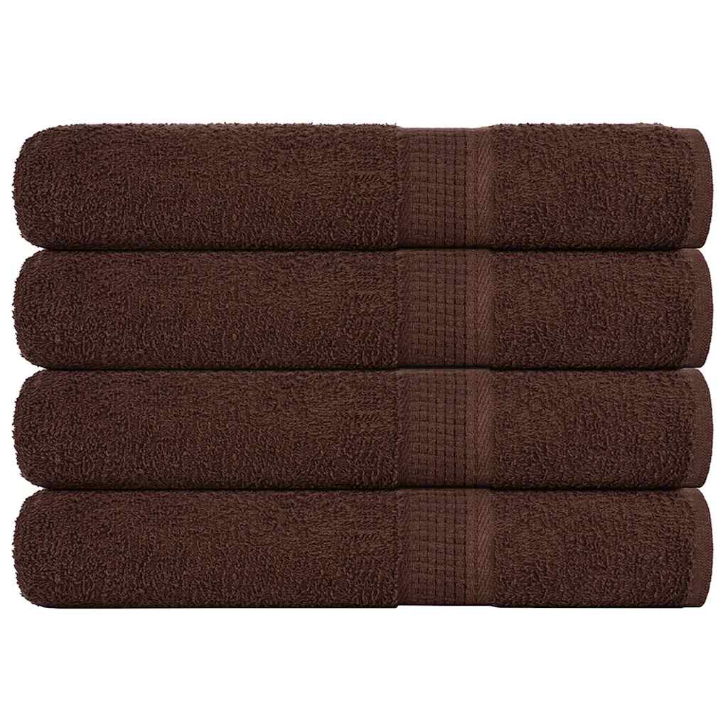 Sauna Towels "FROGN" 4 pcs Brown 80x200 cm 360 gsm