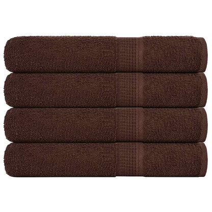 Sauna Towels "FROGN" 4 pcs Brown 80x200 cm 360 gsm