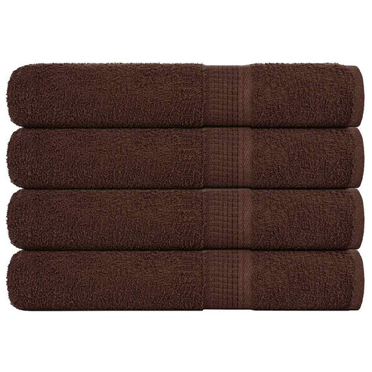 Sauna Towels "FROGN" 4 pcs Brown 80x200 cm 360 gsm