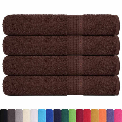 Sauna Towels "FROGN" 4 pcs Brown 80x200 cm 360 gsm