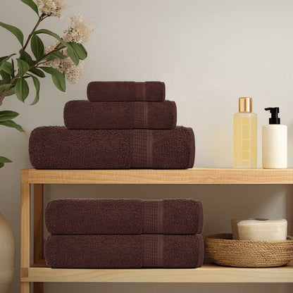 Sauna Towels "FROGN" 4 pcs Brown 80x200 cm 360 gsm