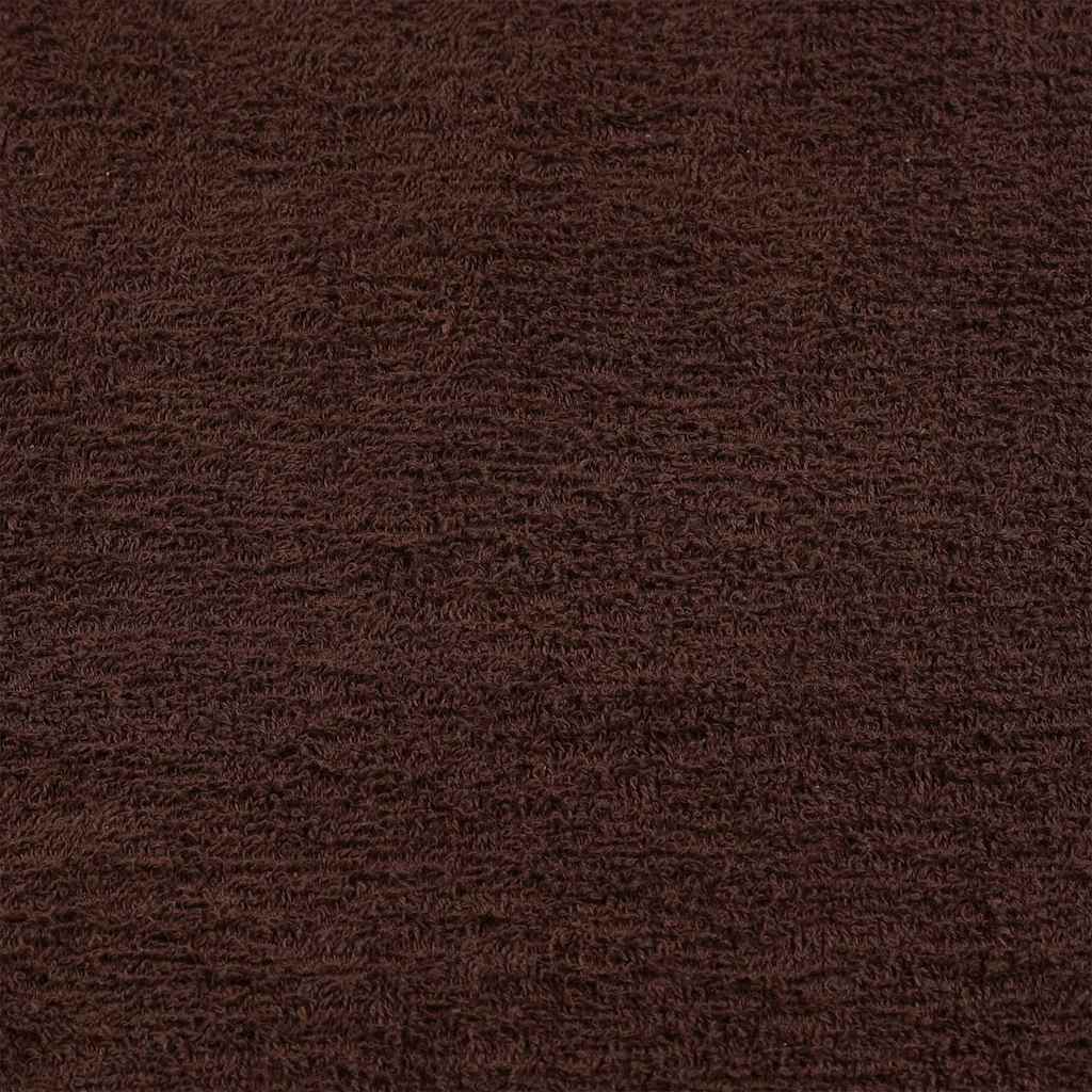 Sauna Towels "FROGN" 10 pcs Brown 80x200 cm 360 gsm