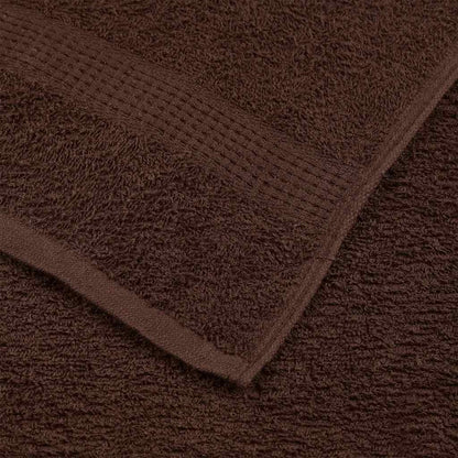 Sauna Towels "FROGN" 10 pcs Brown 80x200 cm 360 gsm