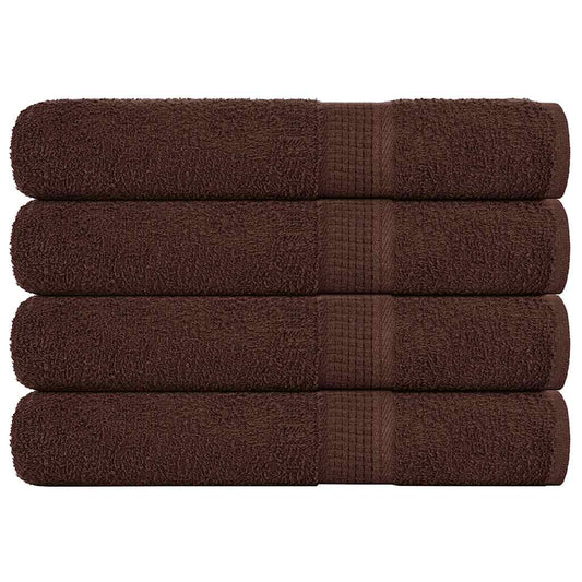 Towels "FROGN" 4 pcs Brown 100x200 cm 360 gsm