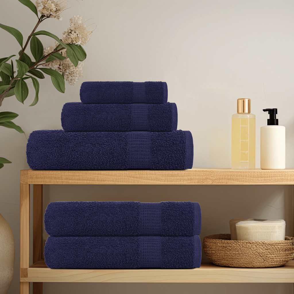 Wash Towels "FROGN" 4 pcs Navy Blue 30x30 cm 360 gsm