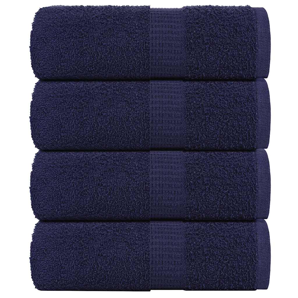 Guest Towels "FROGN" 4 pcs Navy Blue 30x50 cm 360 gsm
