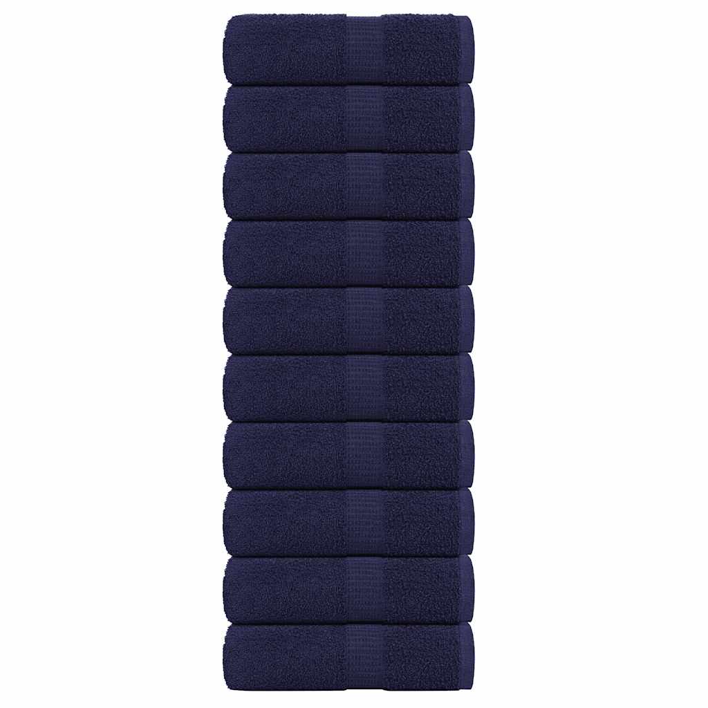 Guest Towels "FROGN" 10 pcs Navy Blue 30x50 cm 360 gsm
