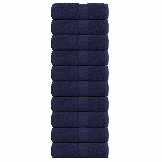 Guest Towels "FROGN" 10 pcs Navy Blue 30x50 cm 360 gsm