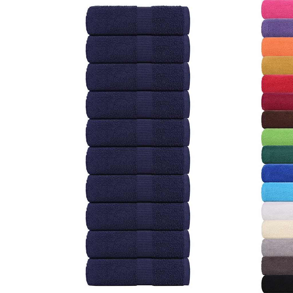 Guest Towels "FROGN" 10 pcs Navy Blue 30x50 cm 360 gsm