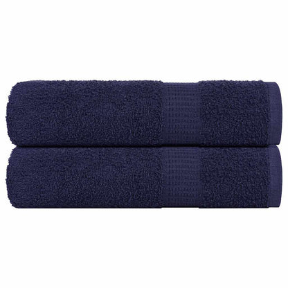 Hand Towels "FROGN" 2 pcs Navy Blue 50x100 cm 360 gsm