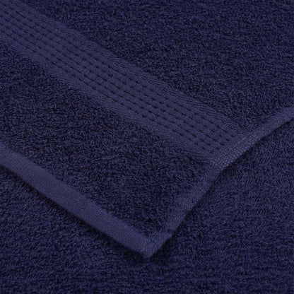 Hand Towels "FROGN" 4 pcs Navy Blue 50x100 cm 360 gsm
