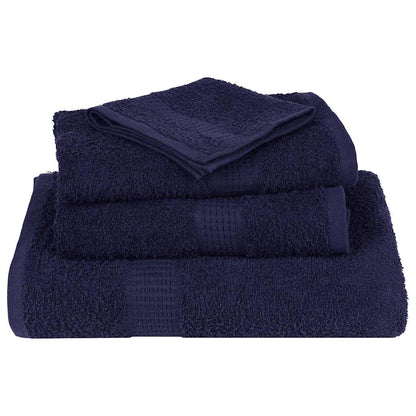 Hand Towels "FROGN" 10 pcs Navy Blue 50x100 cm 360 gsm