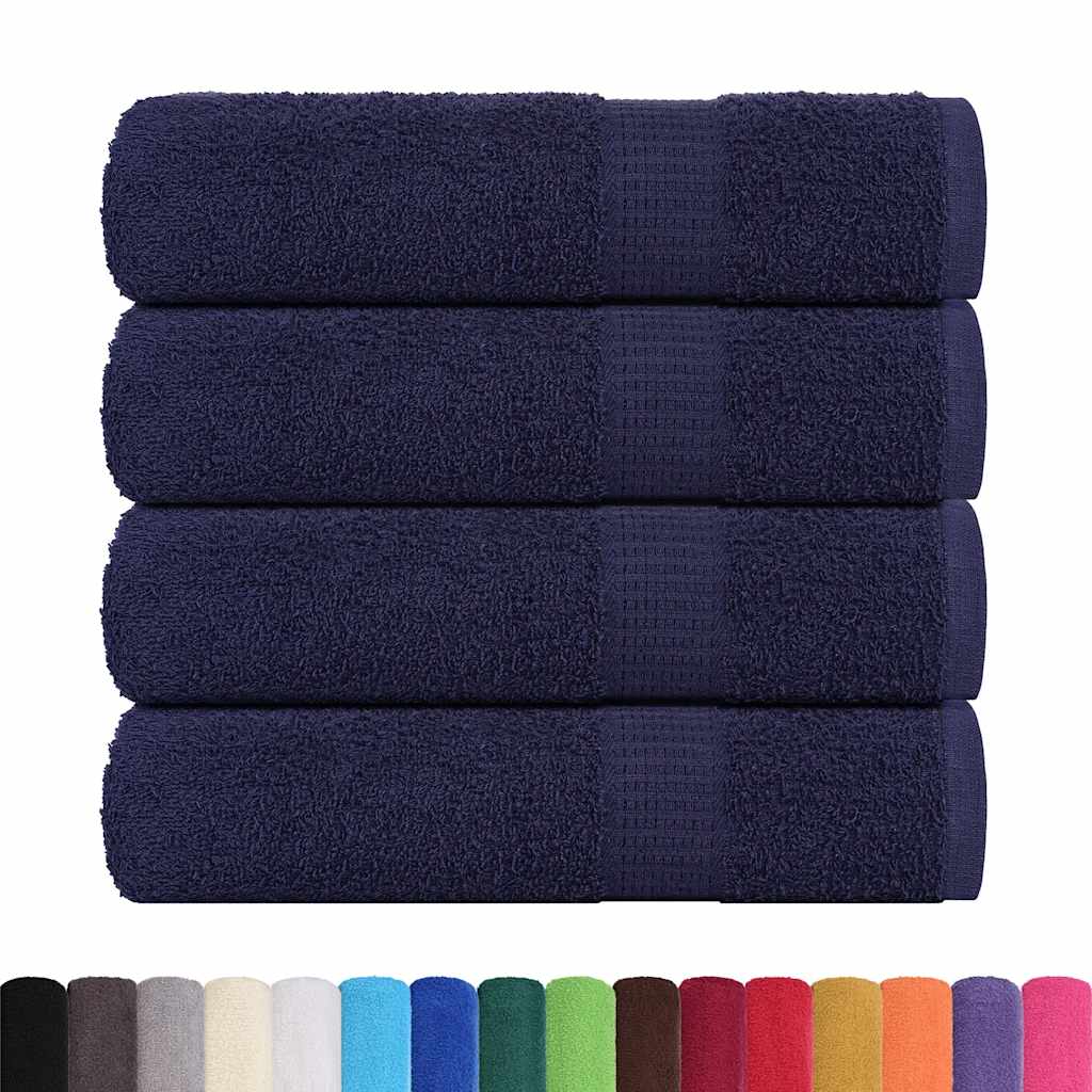 Shower Towels "FROGN" 4 pcs Navy Blue 70x140 cm 360 gsm