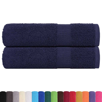 Bath Towels "FROGN" 2 pcs Navy Blue 100x150 cm 360 gsm