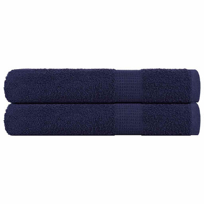 Sauna Towels "FROGN" 2 pcs Navy Blue 80x200 cm 360 gsm