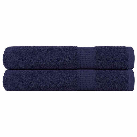 Sauna Towels "FROGN" 2 pcs Navy Blue 80x200 cm 360 gsm