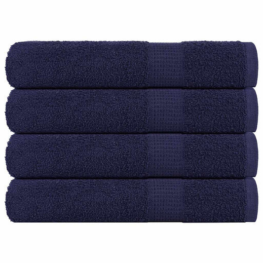 Sauna Towels "FROGN" 4 pcs Navy Blue 80x200 cm 360 gsm
