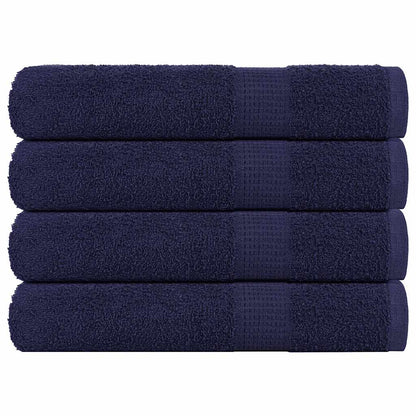 Towels "FROGN" 4 pcs Navy Blue 100x200 cm 360 gsm