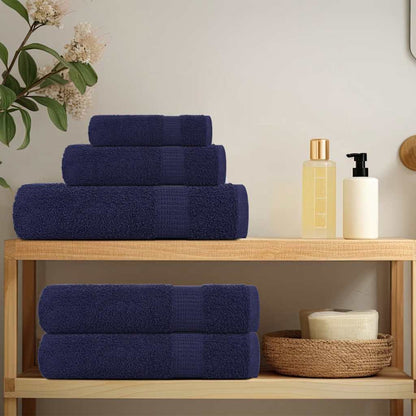 Towels "FROGN" 10 pcs Navy Blue 100x200 cm 360 gsm