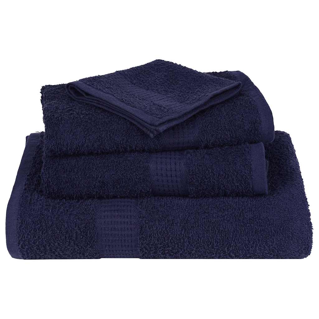Towels "FROGN" 10 pcs Navy Blue 100x200 cm 360 gsm