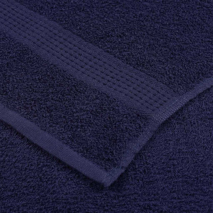 Towels "FROGN" 10 pcs Navy Blue 100x200 cm 360 gsm