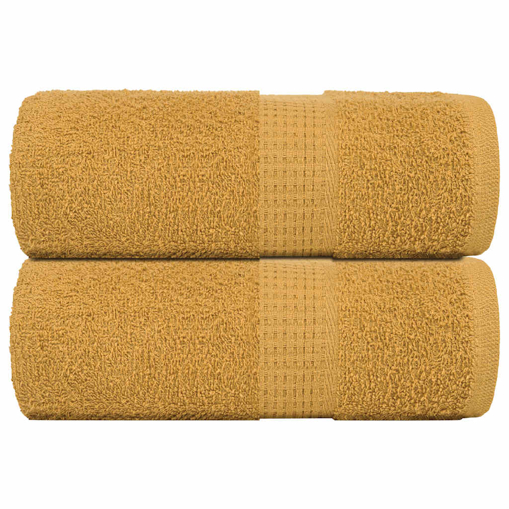 Wash Towels "FROGN" 2 pcs Gold 30x30 cm 360 gsm