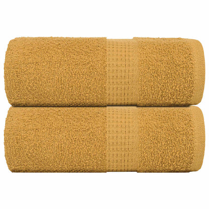 Wash Towels "FROGN" 2 pcs Gold 30x30 cm 360 gsm