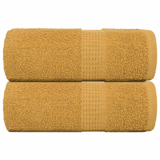 Wash Towels "FROGN" 2 pcs Gold 30x30 cm 360 gsm