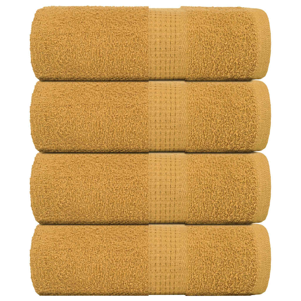 Wash Towels "FROGN" 4 pcs Gold 30x30 cm 360 gsm