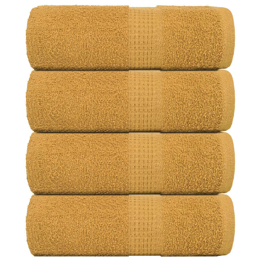 Wash Towels "FROGN" 4 pcs Gold 30x30 cm 360 gsm