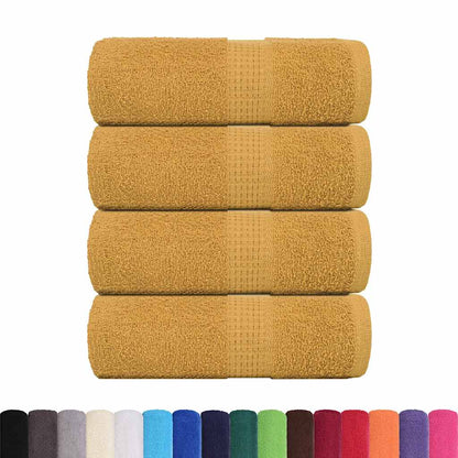 Wash Towels "FROGN" 4 pcs Gold 30x30 cm 360 gsm