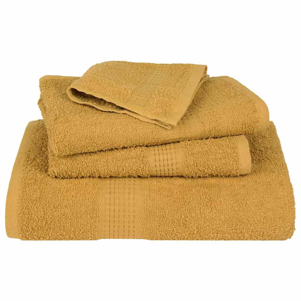 Wash Towels "FROGN" 10 pcs Gold 30x30 cm 360 gsm